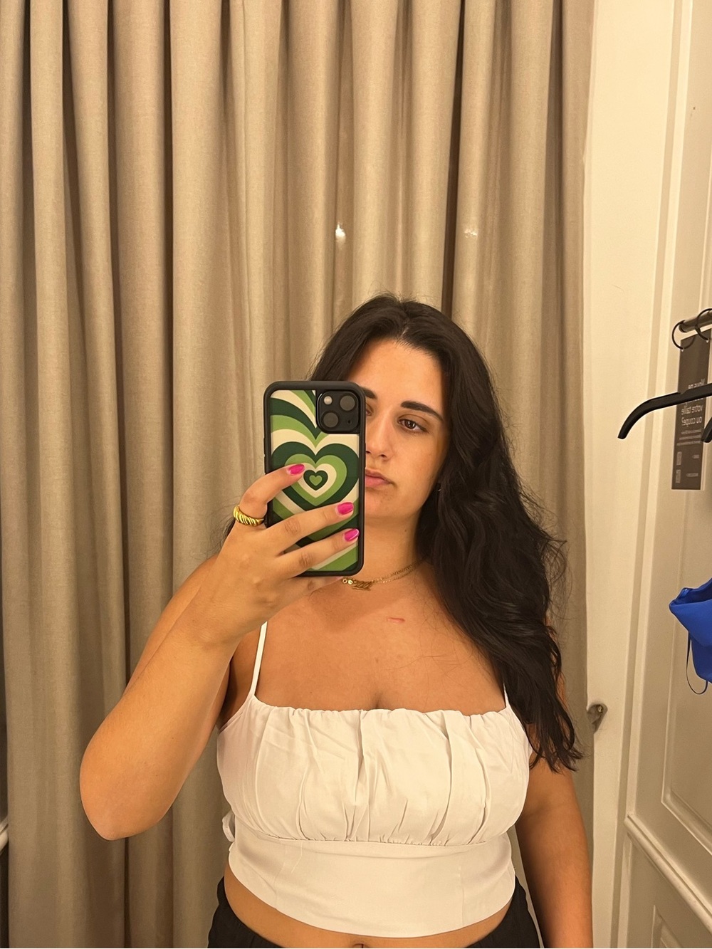 Dynamite Cream Cowl Neck Satin-Style Camisole